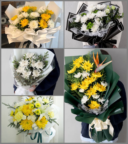 广东湛江市赤坎区中华街道白事花束代送